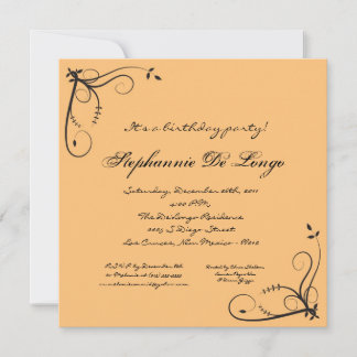 Convite para Casamento Elegante de Rico Floral 5x7