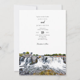 Convite para Casamento em Cascata Sioux Falls