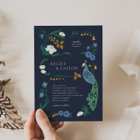 Convite para Casamento em Deco de Arte Elegante