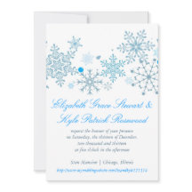 Convite para Casamento em Floco de Neve (Prata de 