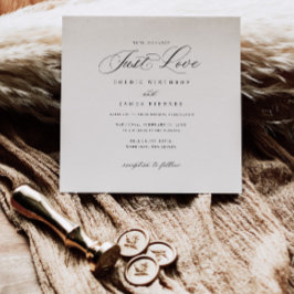 Convite para Casamento em Plena Caligrafia Moderna
