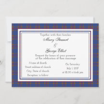 Convite para Casamento Escocês Elliot