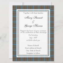Convite para Casamento Escocês Hanna