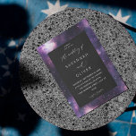 Convite para Casamento Espacial Externo Galáxia<br><div class="desc">Enche os convidados para o casamento inesquecível que terás com os teus convites para casamentos espaciais da Galáxia.</div>