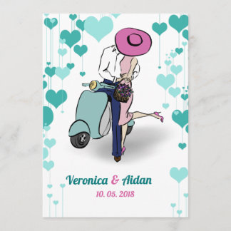 Convite para Casamento Estilado Vintage