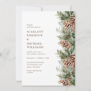 Convite para Casamento Feriado de inverno