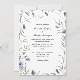 Convite Para Casamento Flamental De Roxo
