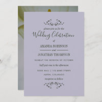 Convite Para Casamento Floral Calla Lily