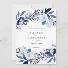 Convite para Casamento Floral Elegante Melange