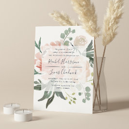 Convite Para Casamento Floral No Meio Do Verão