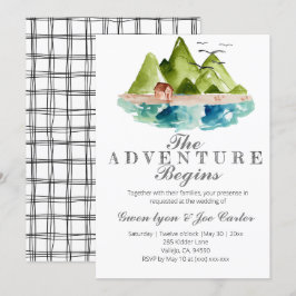 Convite para casamento fora da montanha