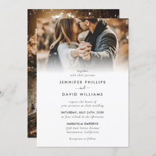 Convite para Casamento Fotográfico do Elegant Mode