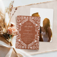 Convite para Casamento Fotográfico Espanhol de Tal