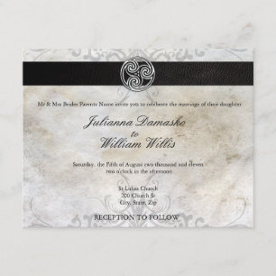 Convite Para Casamento Gaélico Irlandês Celtic K