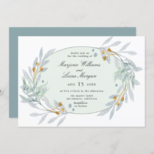 Convite para Casamento Gentil de Botânica