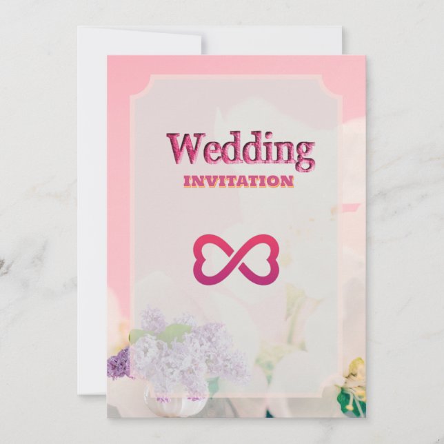 Convite para Casamento Islâmico de Textura de Ouro (Frente)