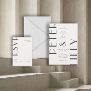 Convite para Casamento Justo Editorial