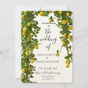 Convite para Casamento Lemon Grove Romance
