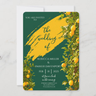 Convite para Casamento Lemon Grove Romance