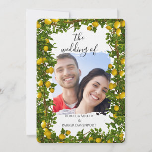 Convite para Casamento Lemon Grove Romance