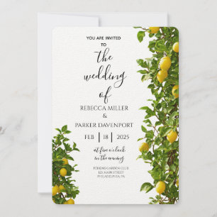 Convite para Casamento Lemon Grove Romance