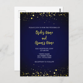 Convite para Casamento Magical Starry Night