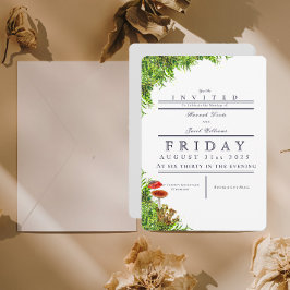 Convite para Casamento Mágico de Floresta Moss e C