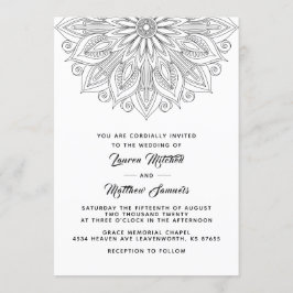 Convite para Casamento Mandala
