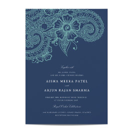 Convite Para Casamento Mod Mehandi
