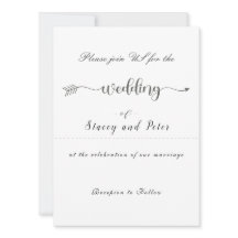 Convite para casamento moderno