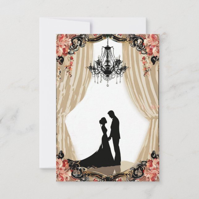 Convite para casamento moderno (Frente)