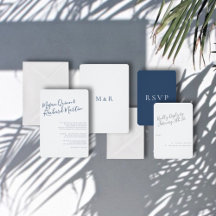 Convite para Casamento Moderno de Espírito Livre