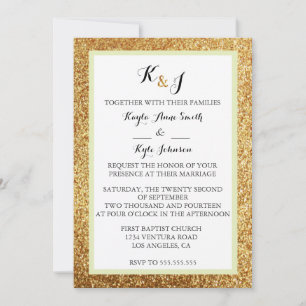 Convite para Casamento Moderno Elegante