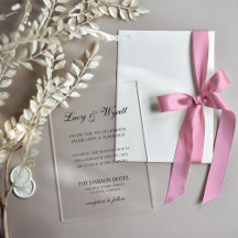 Convite para casamento moderno preto e branco