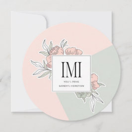 Convite para Casamento Moderno Russo Personalizado
