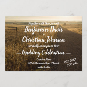 Convite para Casamento na Estrada do País