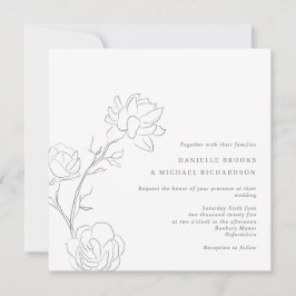 Convite para Casamento na Praça do Branch da Elega