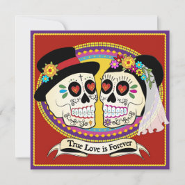 Convite Para Casamento Na Praça Los Novios (Inglês