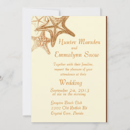 convite para casamento na praia do mar