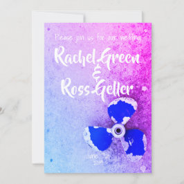 Convite para casamento náutico da Vintage