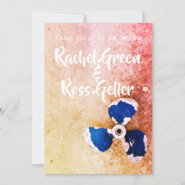 Convite para casamento náutico da Vintage