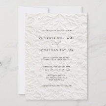 Convite para Casamento no inverno Simples Elegante