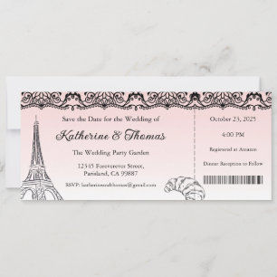 Convite para casamento, Papel de carta de casament