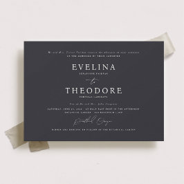 Convite para Casamento Parker Formal Landsape