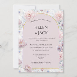 Convite para Casamento Pastel Shades