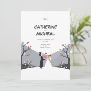 Convite para Casamento Personalizado do Estilo Stu