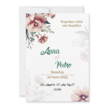 Convite para Casamento Personalizado Elegante