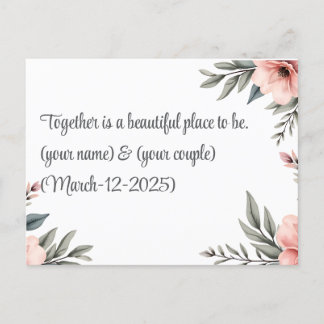 Convite para Casamento Personalizado Elegante | Mo