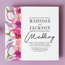 Convite para Casamento Pitaya