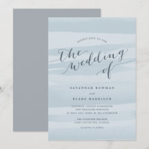 Convite para Casamento por Aquarela Chiffon | Céu